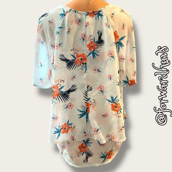 Juicy Couture Layered Cold-Shoulder Top Size Large - Picture 5 of 11